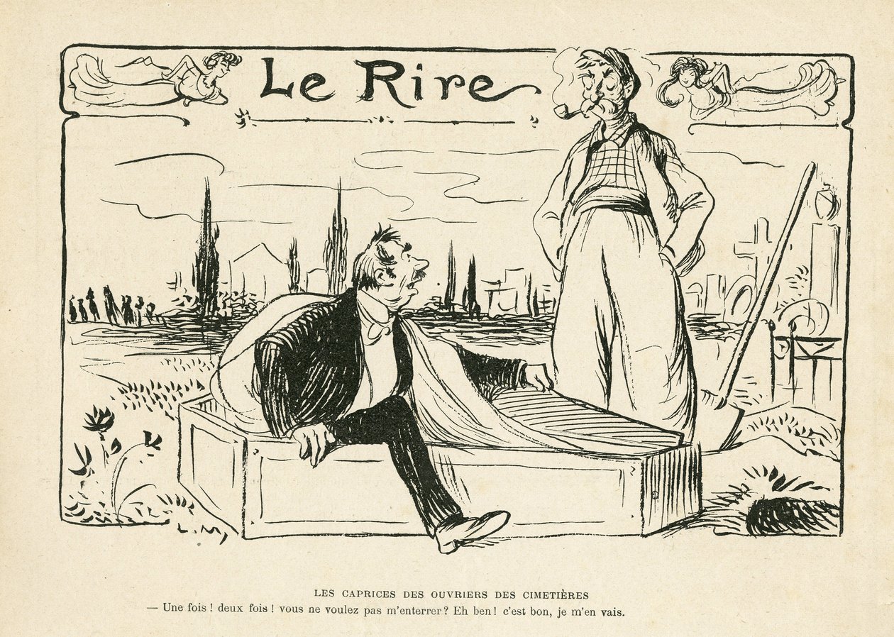 Illustration dans Le Rire - Lucien Metivet