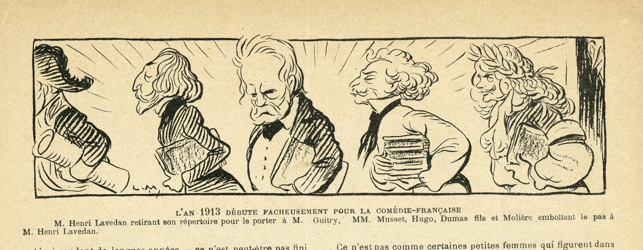 Illustration dans Le Rire, 04/01/13 - l