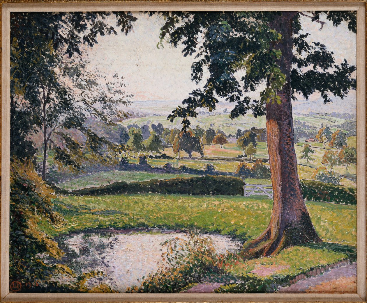 Étang de Gunville, Sedgeville - Lucien Pissarro