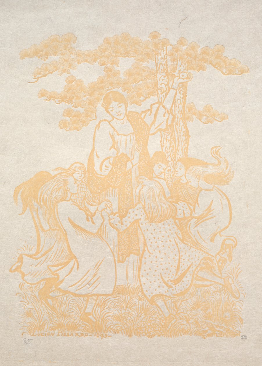 Illustration 25 : La Ronde - Lucien Pissarro