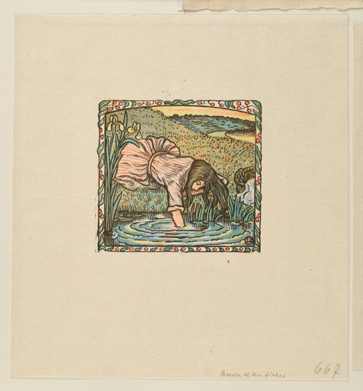 Reine des poissons - Lucien Pissarro