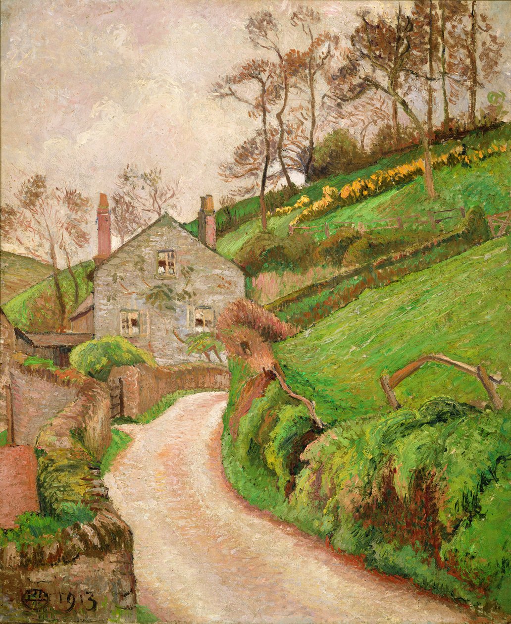 La maison du garde-chasse ou le cottage du jardinier - Lucien Pissarro