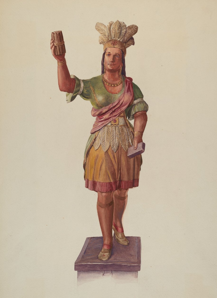 Pocahontas du magasin de cigares - Lucille Lacoursiere