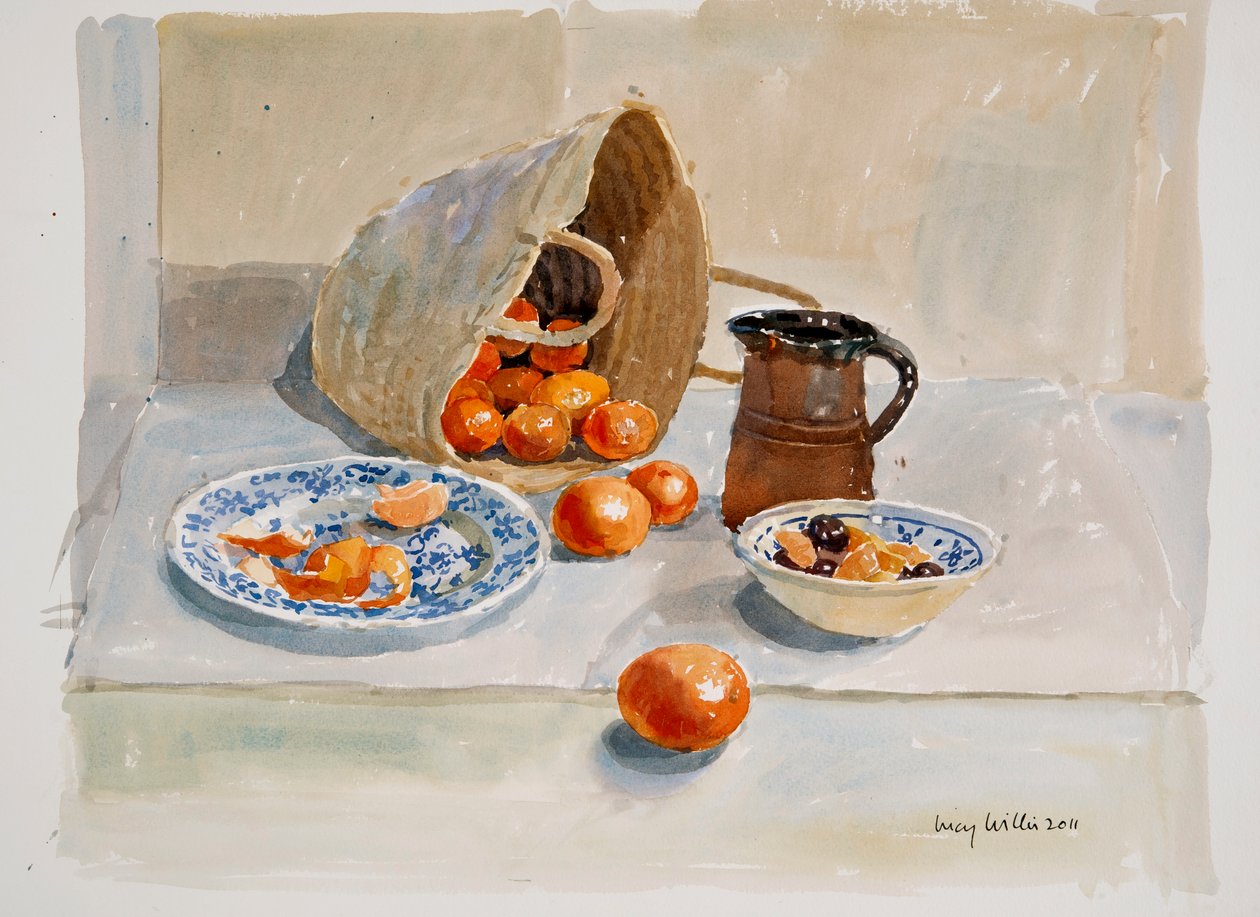 Oranges et pichet Leach, 2011 - Lucy Willis