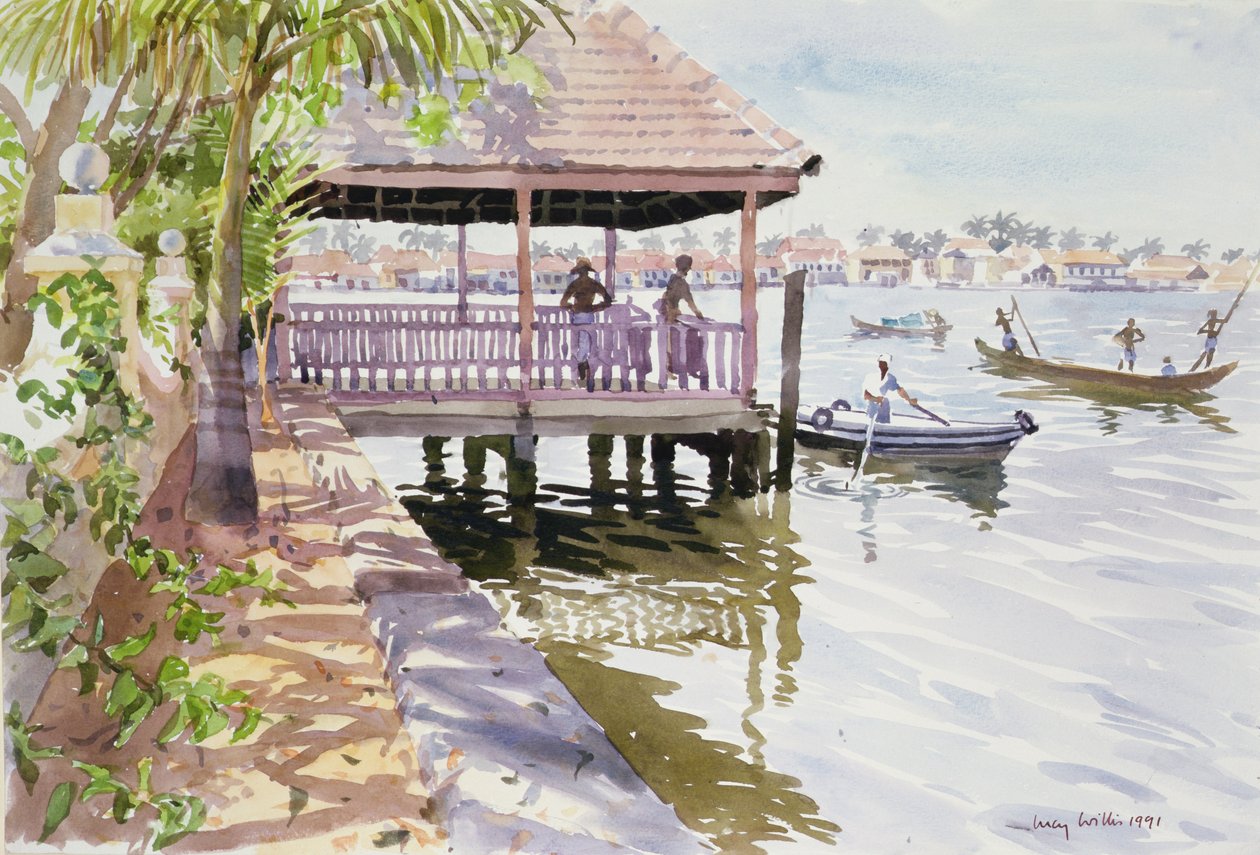 Le Quai, Cochin, 1991 - Lucy Willis