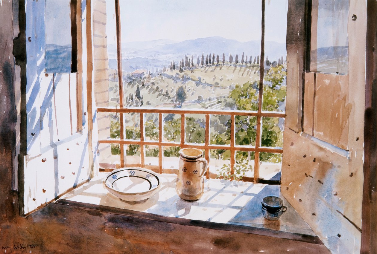 Vue depuis une fenêtre, 1988 - Lucy Willis