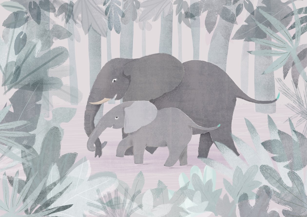 Éléphants, 2015 (numérique) - Lucy Banaji
