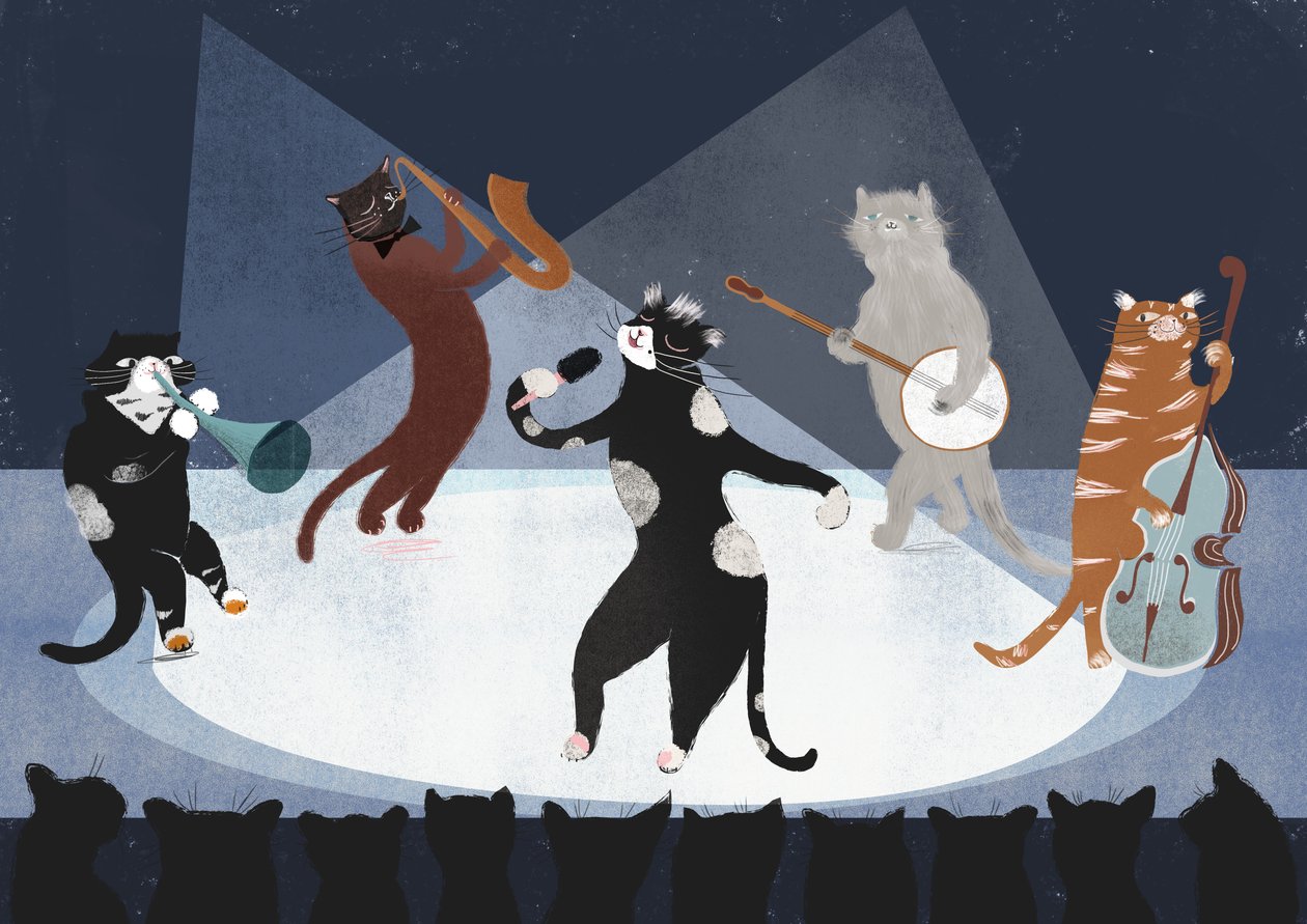 Jazz Cats, 2015 (numérique) - Lucy Banaji