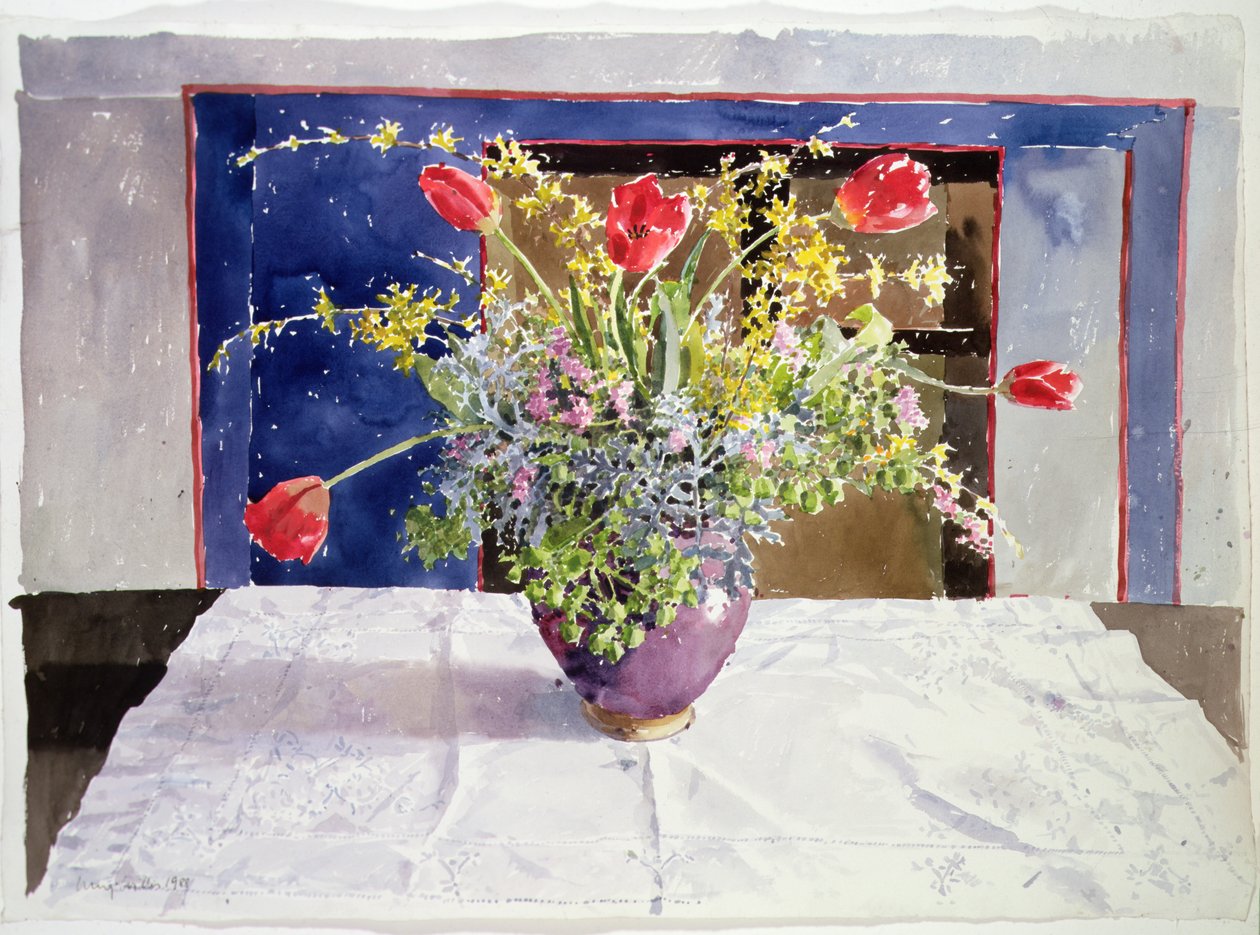 Fleurs de printemps dans un vase - Lucy Willis