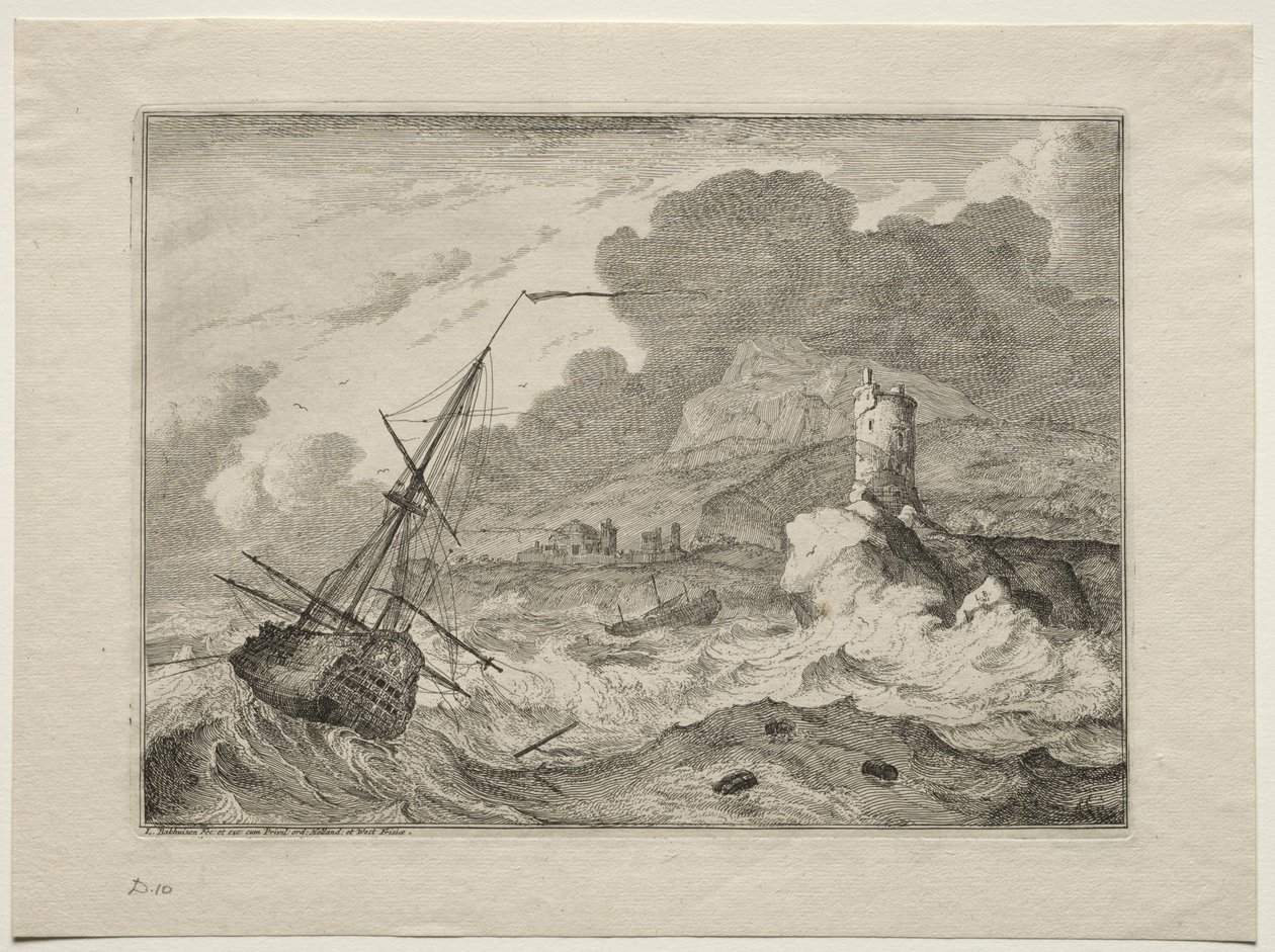 Tempête en mer - Ludolf Backhuysen