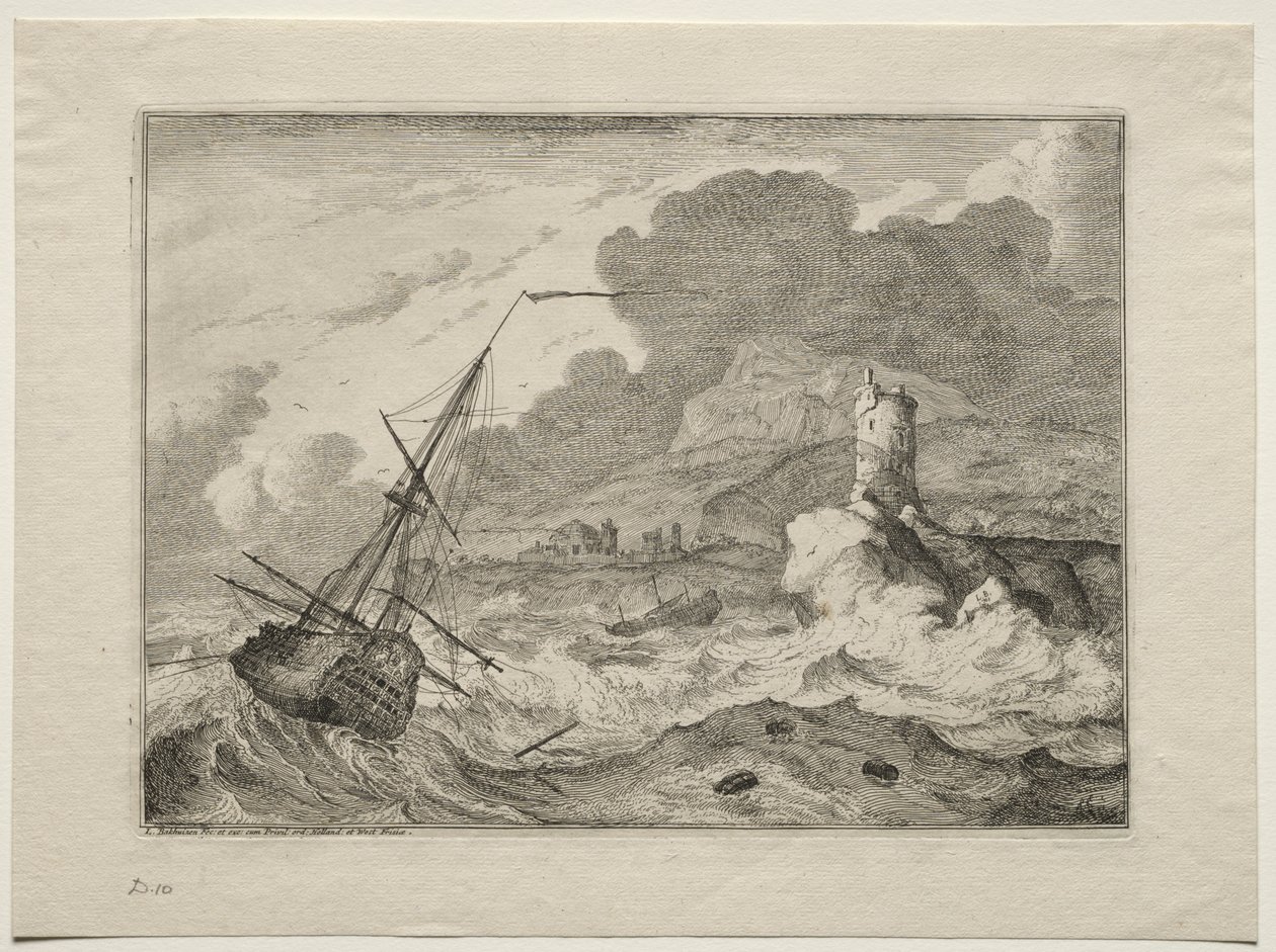 Tempête en mer, 1701 - Ludolf Backhuysen