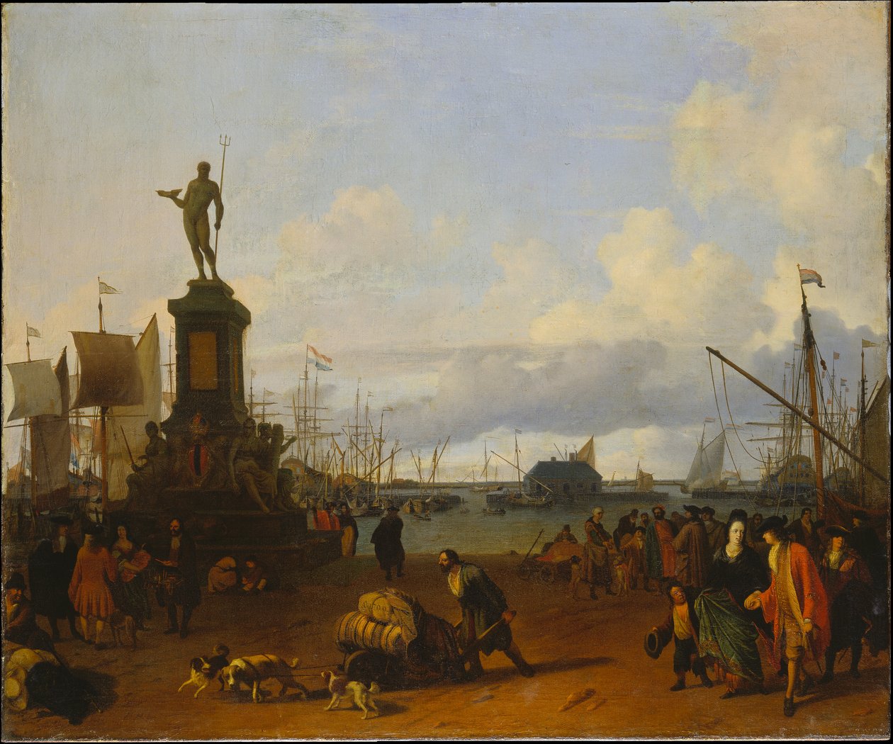 Vue du port d