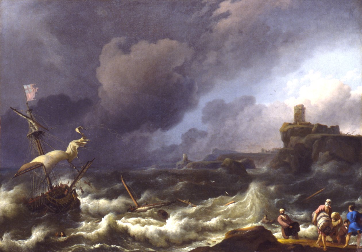 La Tempête, fin du 17ème siècle - Ludolf Backhuysen I