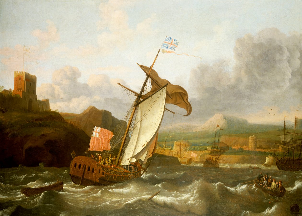 Un yacht anglais naviguant vers Plymouth, fin du XVIIe siècle - Ludolf Bakhuizen