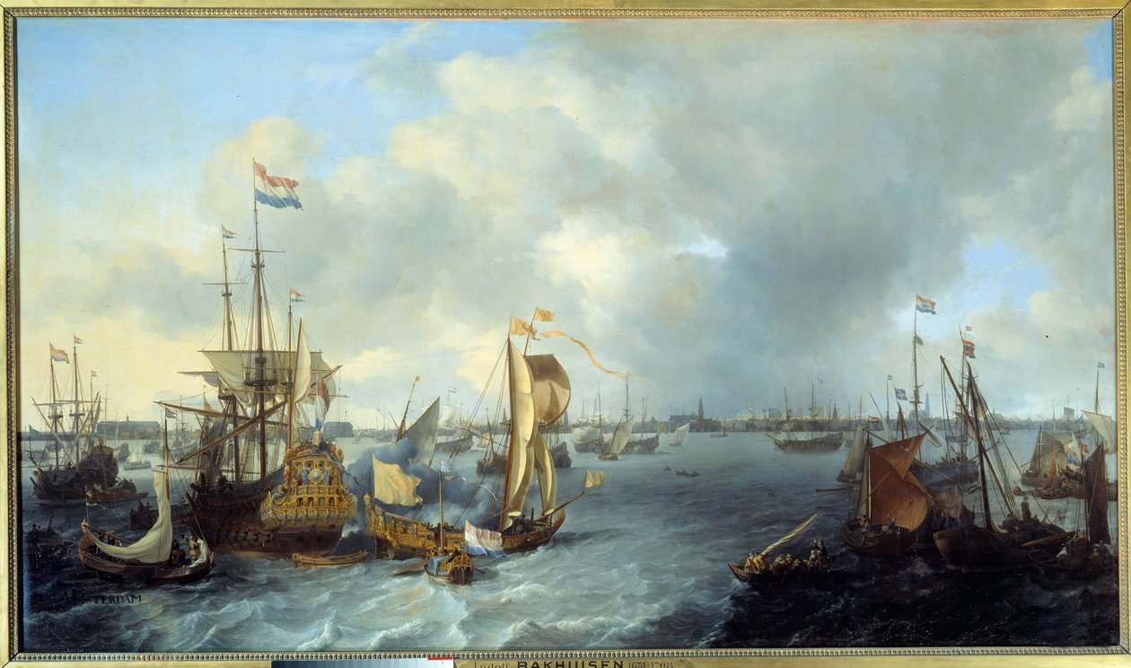 Vue du port d