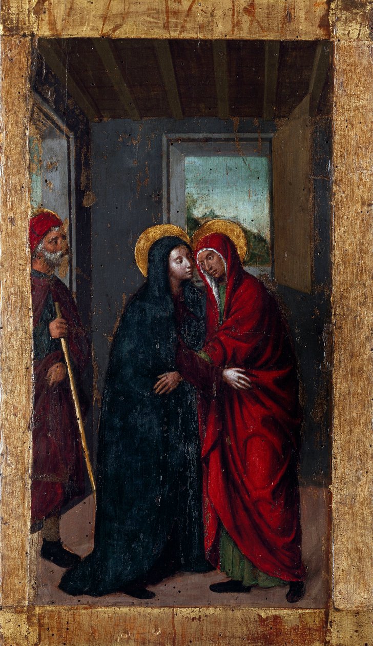 Vie de la Vierge : « Visitation » Série « Mystères du Rosaire » - Ludovico Brea