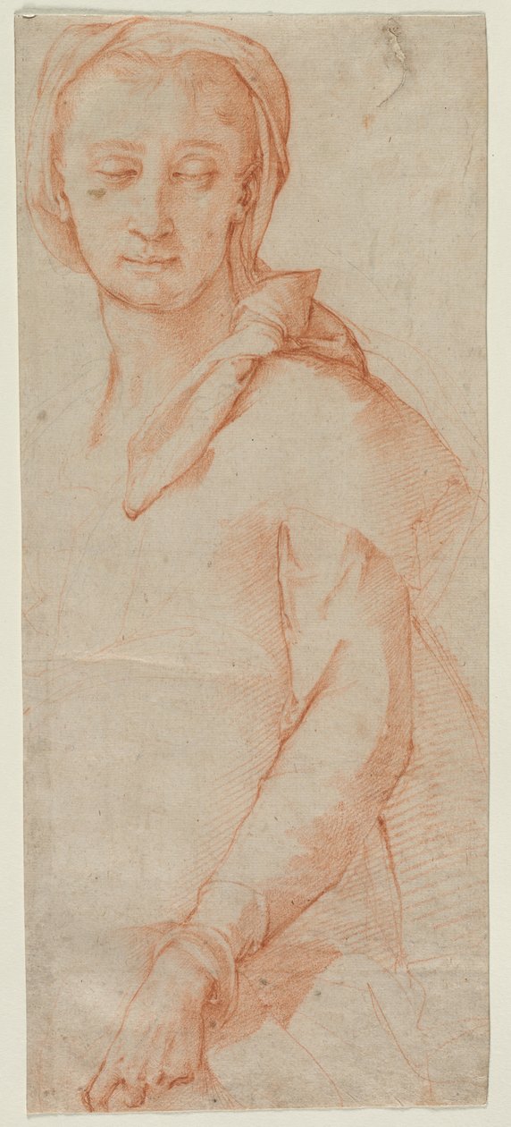 Étude de figure de femme en buste - Ludovico Cardi Cigoli