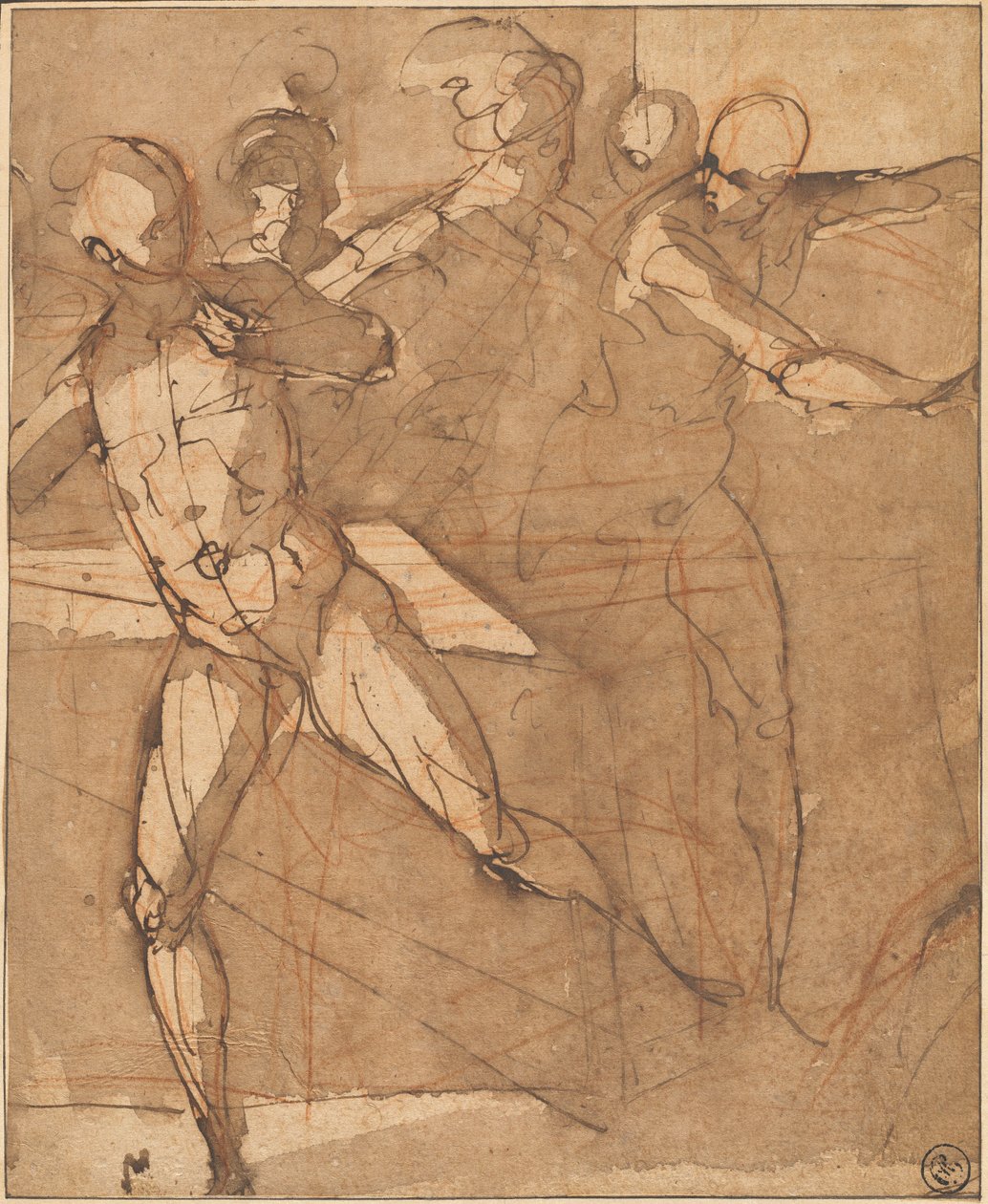 Le Christ chassant les marchands du temple - Ludovico Cardi called Cigoli