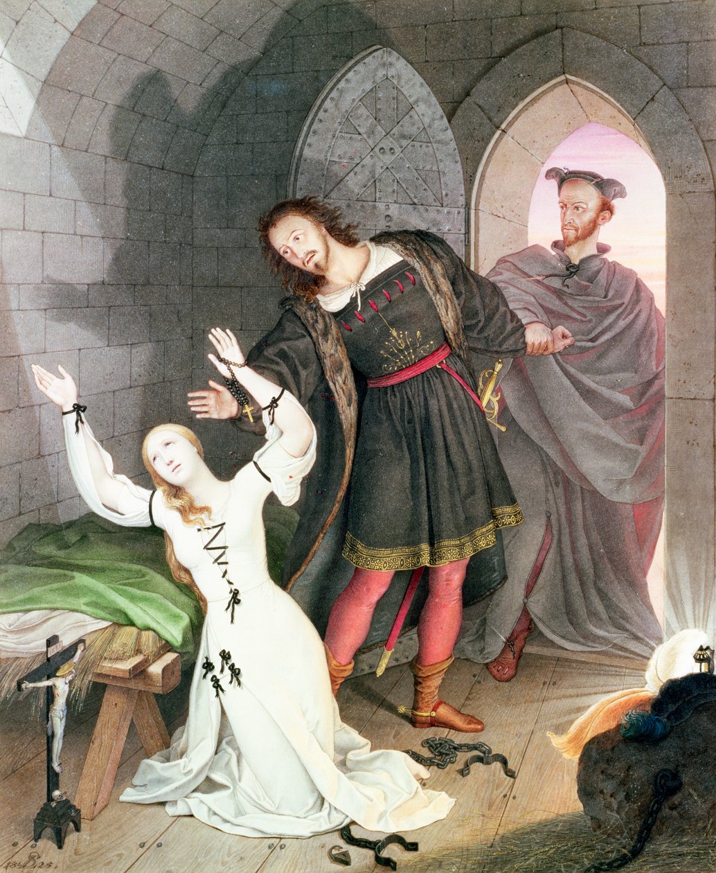 Faust, 1828 (encre et aquarelle) - Ludwig Ferdinand Schnorr von Carolsfeld