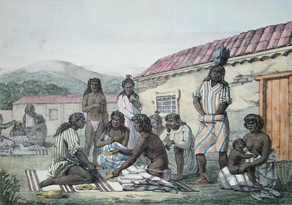 Un jeu joué par les natifs de Californie, de 