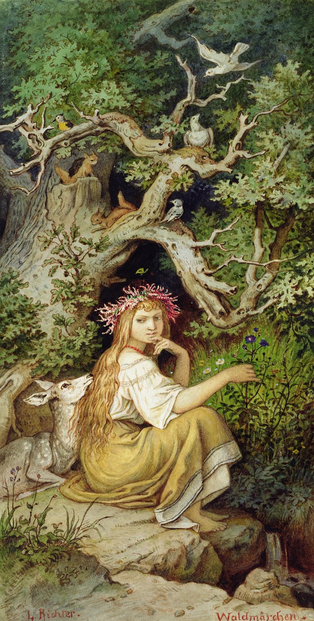 Nymphe des bois 88: Waldmaerchen - Ludwig Adrian Richter