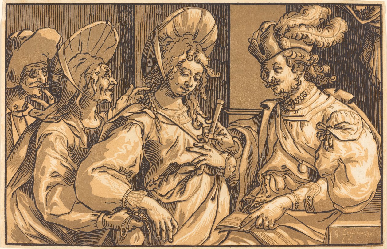 La Maquerelle - Ludwig Büsinck after Georges Lallemand