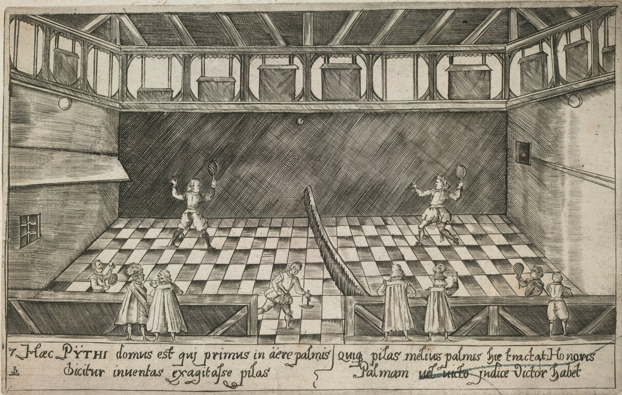 Un jeu de tennis réel, vers 1600 - Ludwig Ditzinger