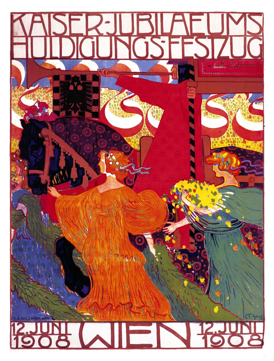 Le Kaiser-Jubiläums-Huldigungs-Festzug - Ludwig Ferdinand Graf