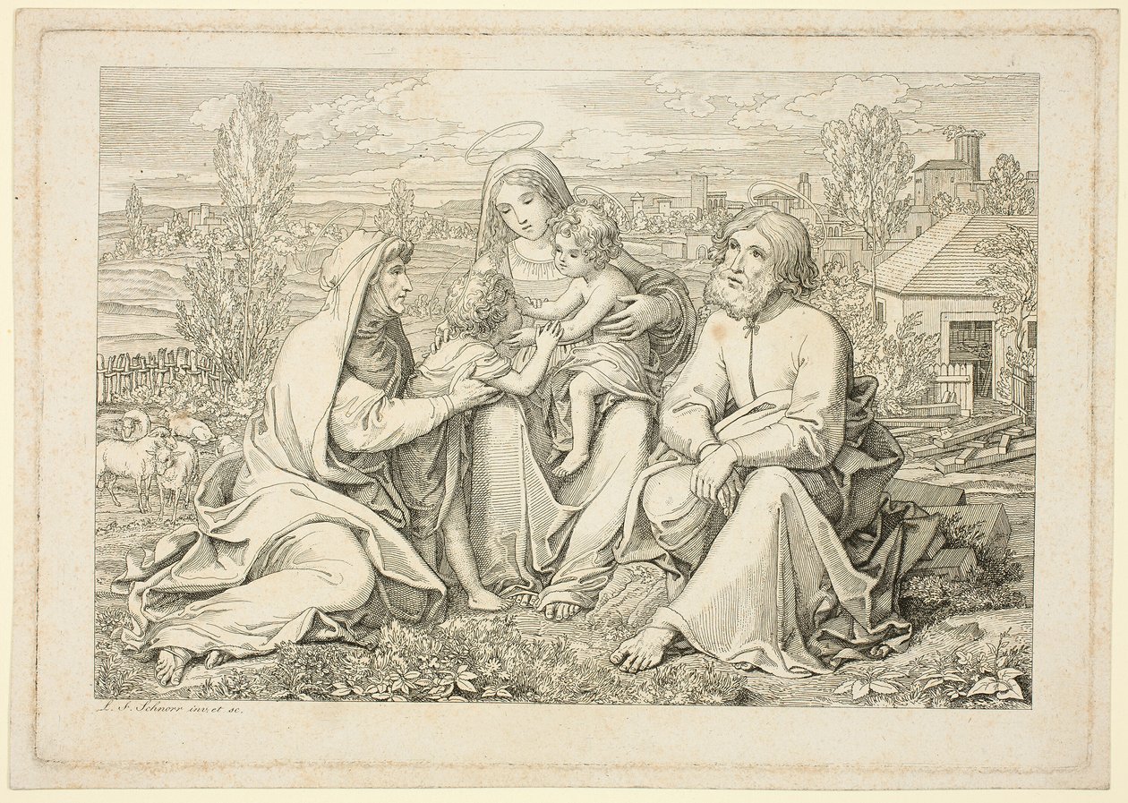 La Sainte Famille - Ludwig Ferdinand Schnorr von Carolsfeld