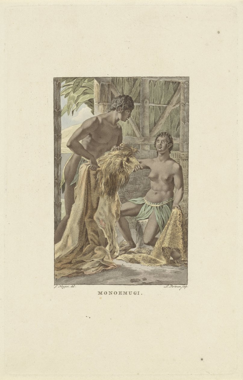 Habitants du royaume de Monoemugi - Ludwig Gottlieb Portman