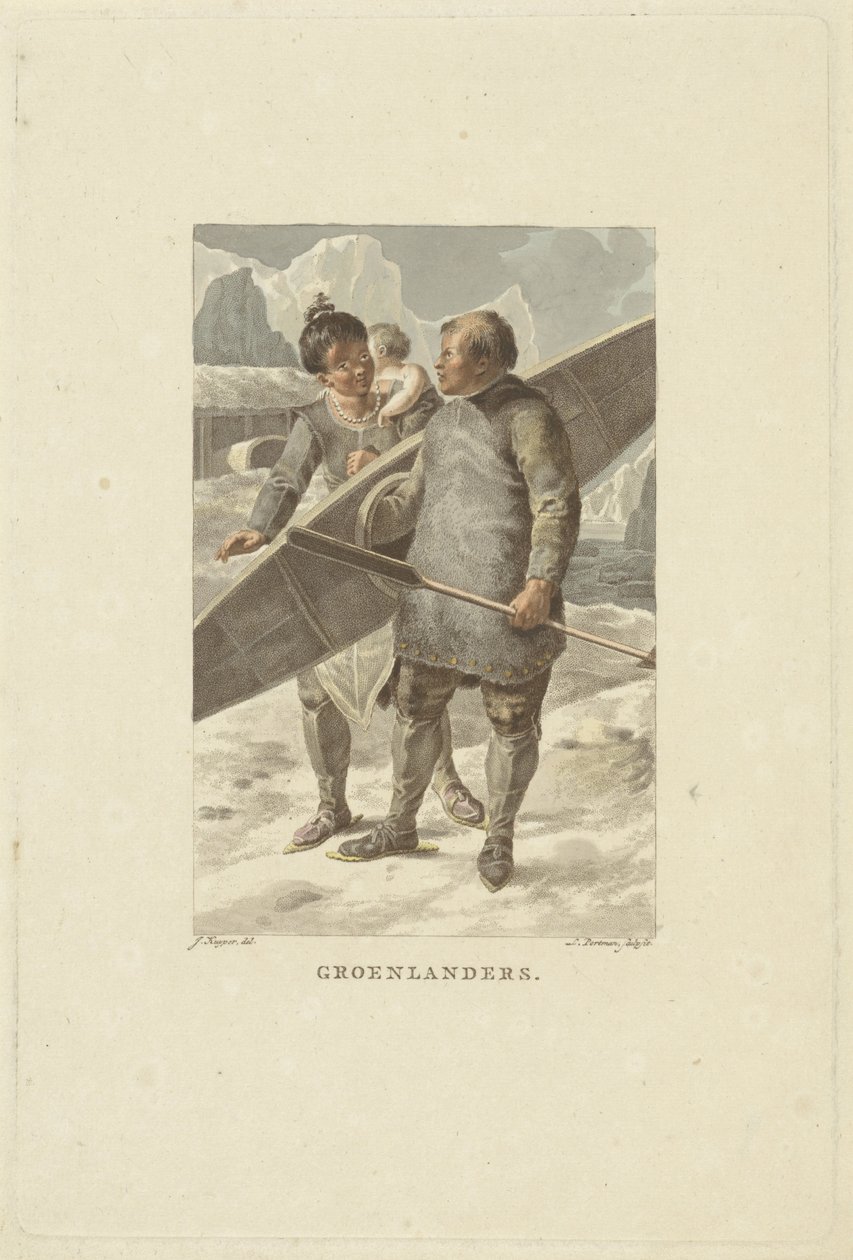 Habitants du Groenland - Ludwig Gottlieb Portman