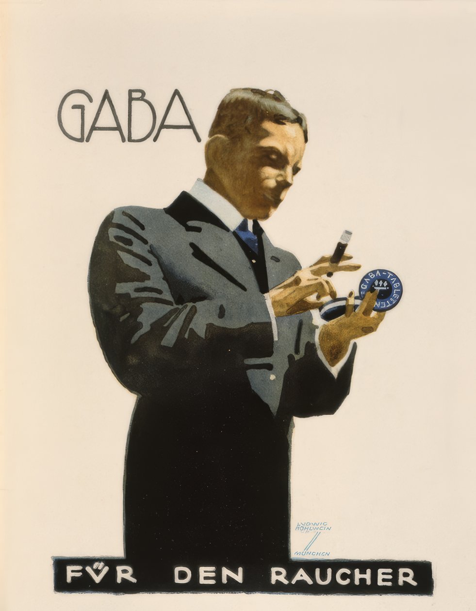 Gaba / Pour le fumeur - Ludwig Hohlwein