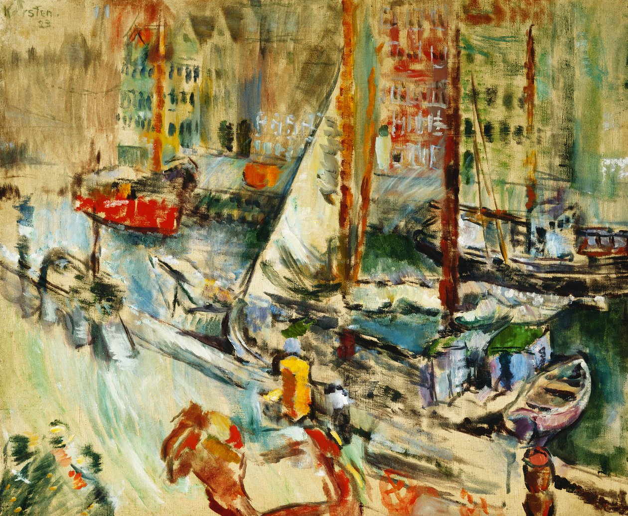 Fra Nyhavn, 1923 - Ludvik Peter Karsten