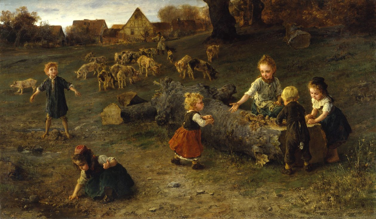 Tartes de boue, 1873 - Ludwig Knaus