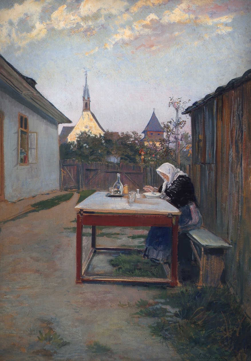 Ma mère (repas du soir) - Ludwig Michalek