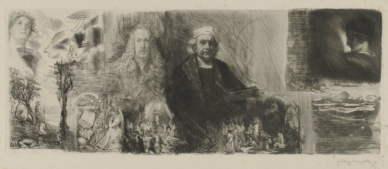 Œuvres de Rembrandt et Dürer en différentes techniques d