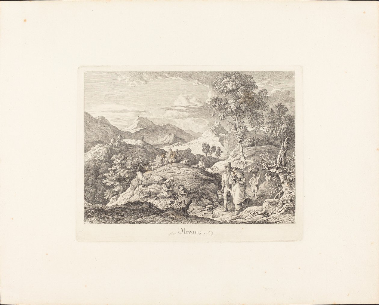 Olevano - Ludwig Richter