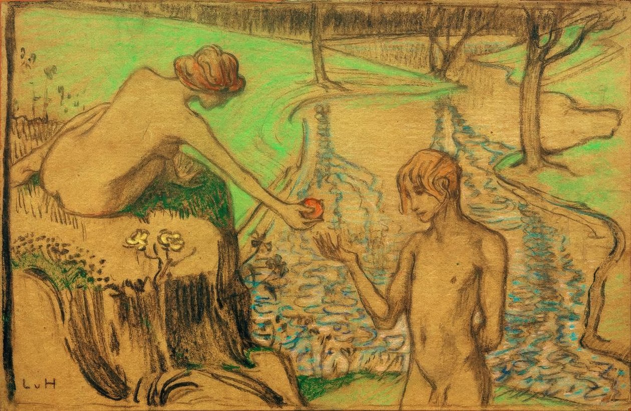Adam et Ève - Ludwig von Hofmann