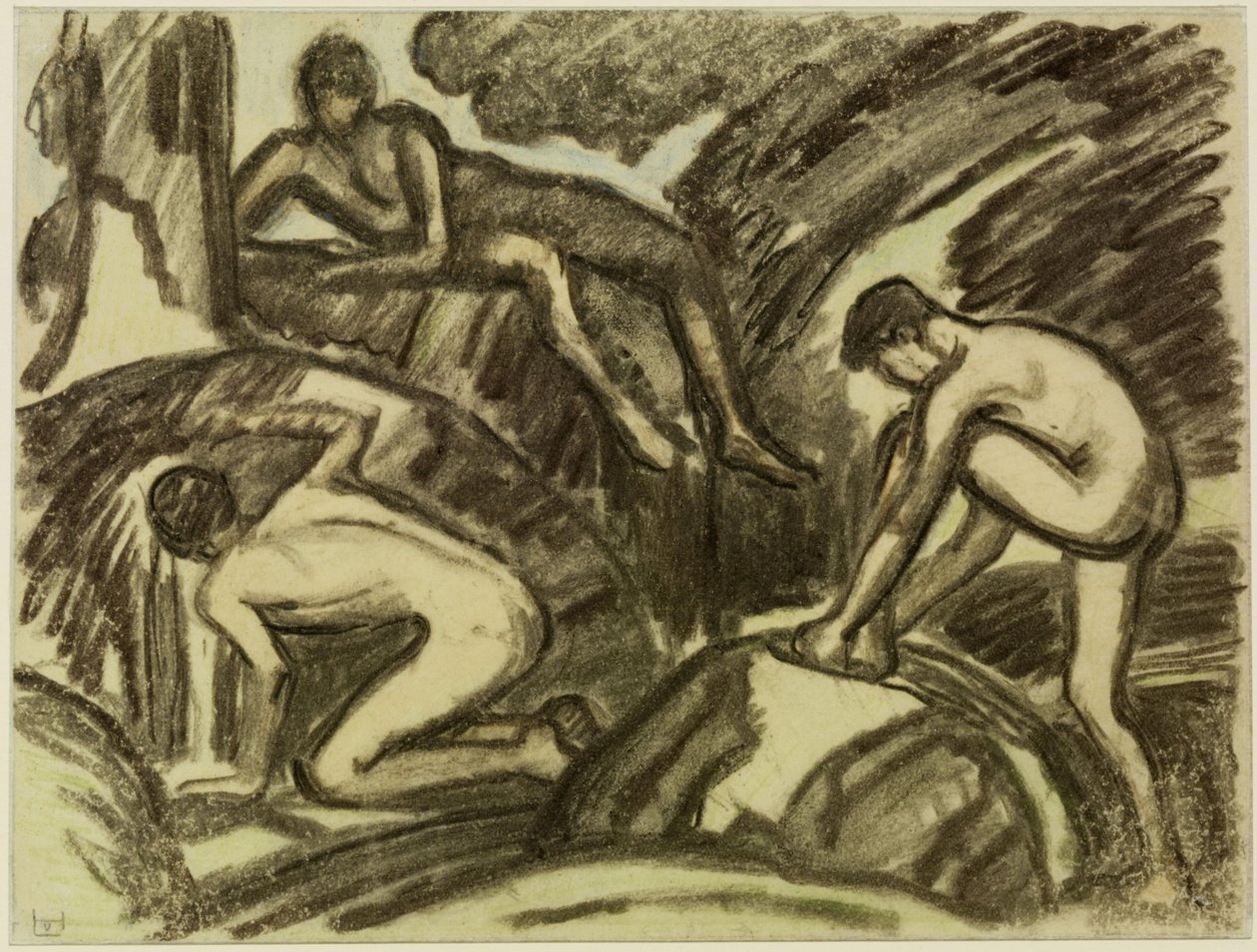 À la source de Felsenquell - Ludwig von Hofmann