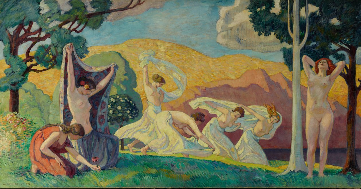 Danse du printemps - Ludwig von Hofmann