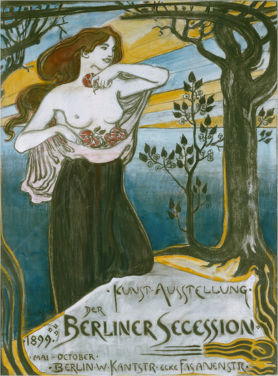 L. v. Hofmann, Affiche de la Sécession berlinoise - Ludwig von Hofmann