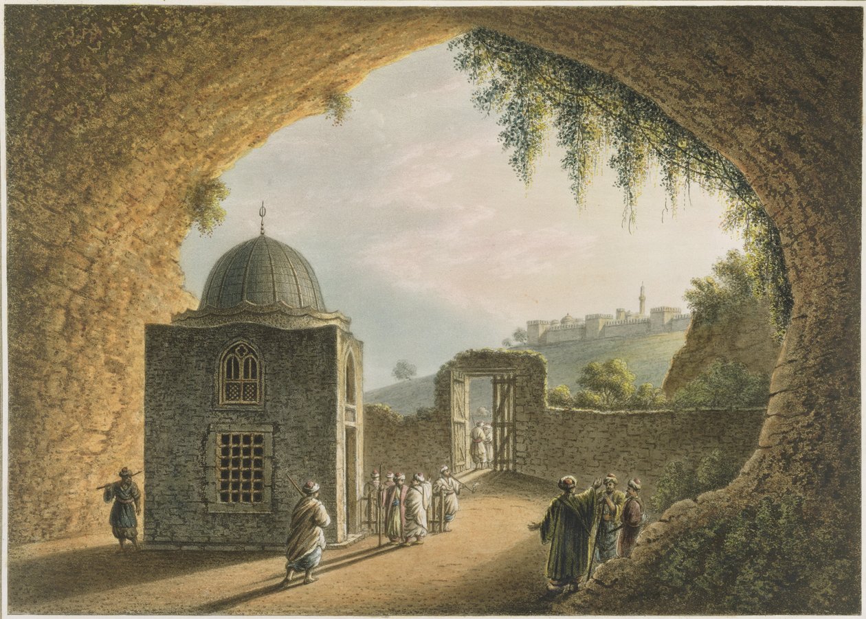 La tombe de Jérémie, publié par William Watts, 1801 - Luigi Mayer