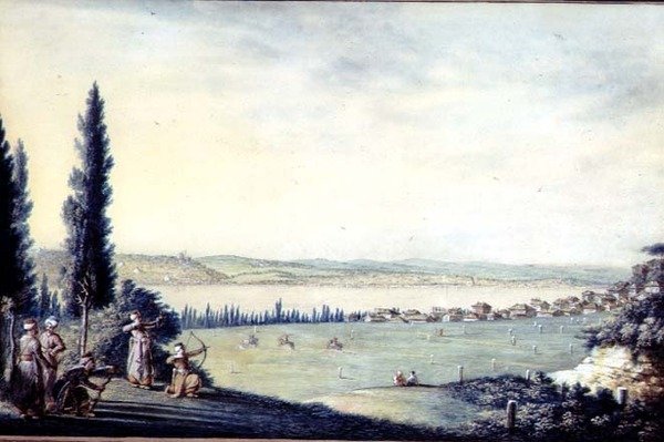 Vue de la ville de Cospoli et de ses banlieues, jusqu