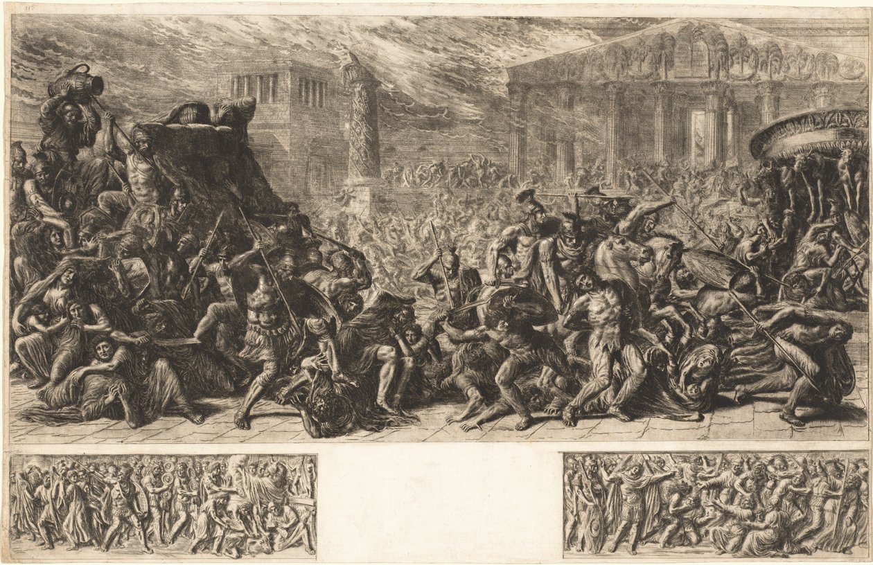 Le Sac du Temple à Jérusalem - Luigi Ademollo