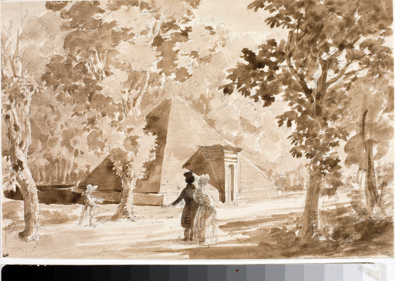 Vue de la pyramide du Parco delle Cascine à Florence - Luigi Garibbo