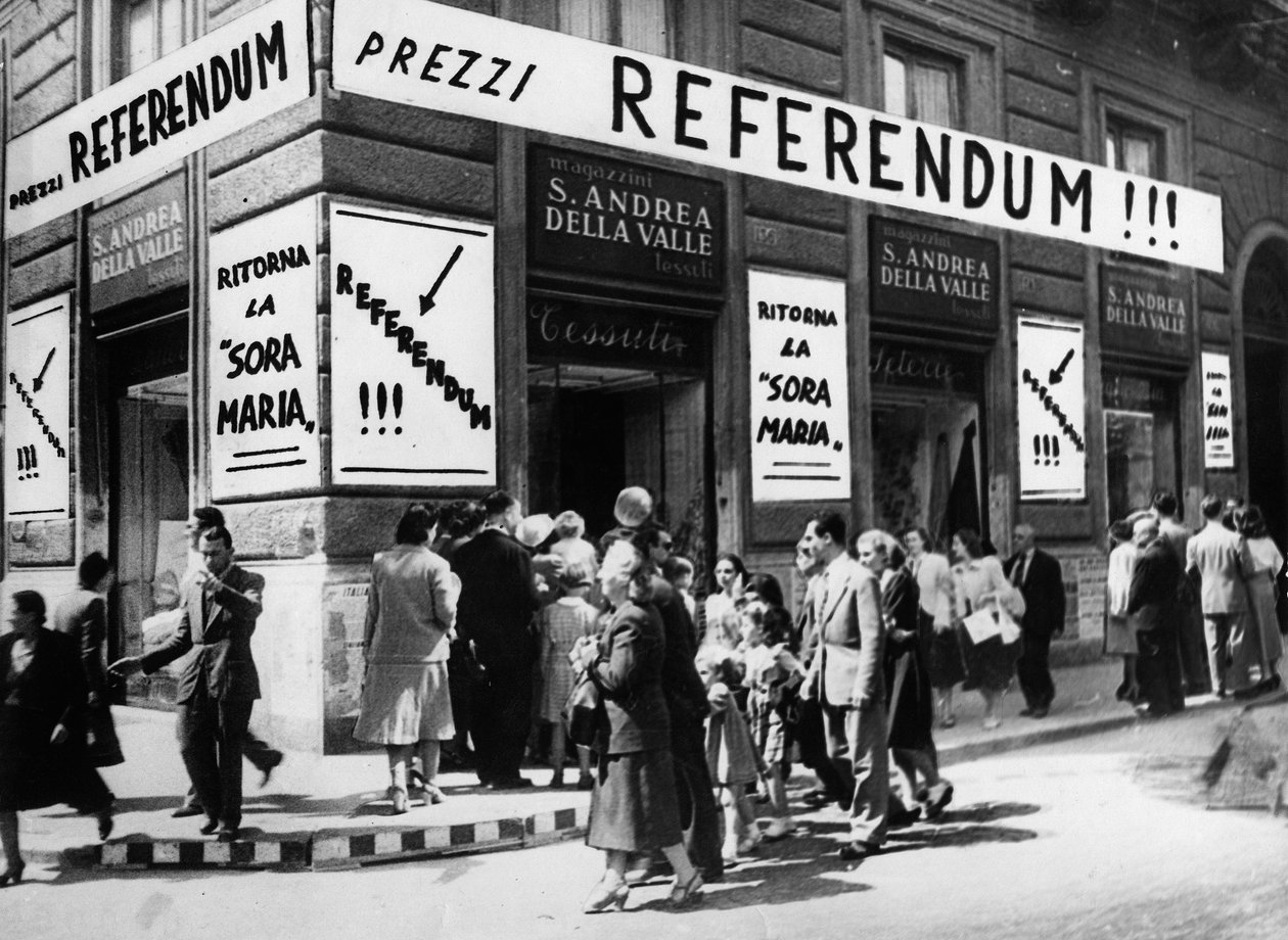 Prix de vente pour le référendum - Luigi Leoni