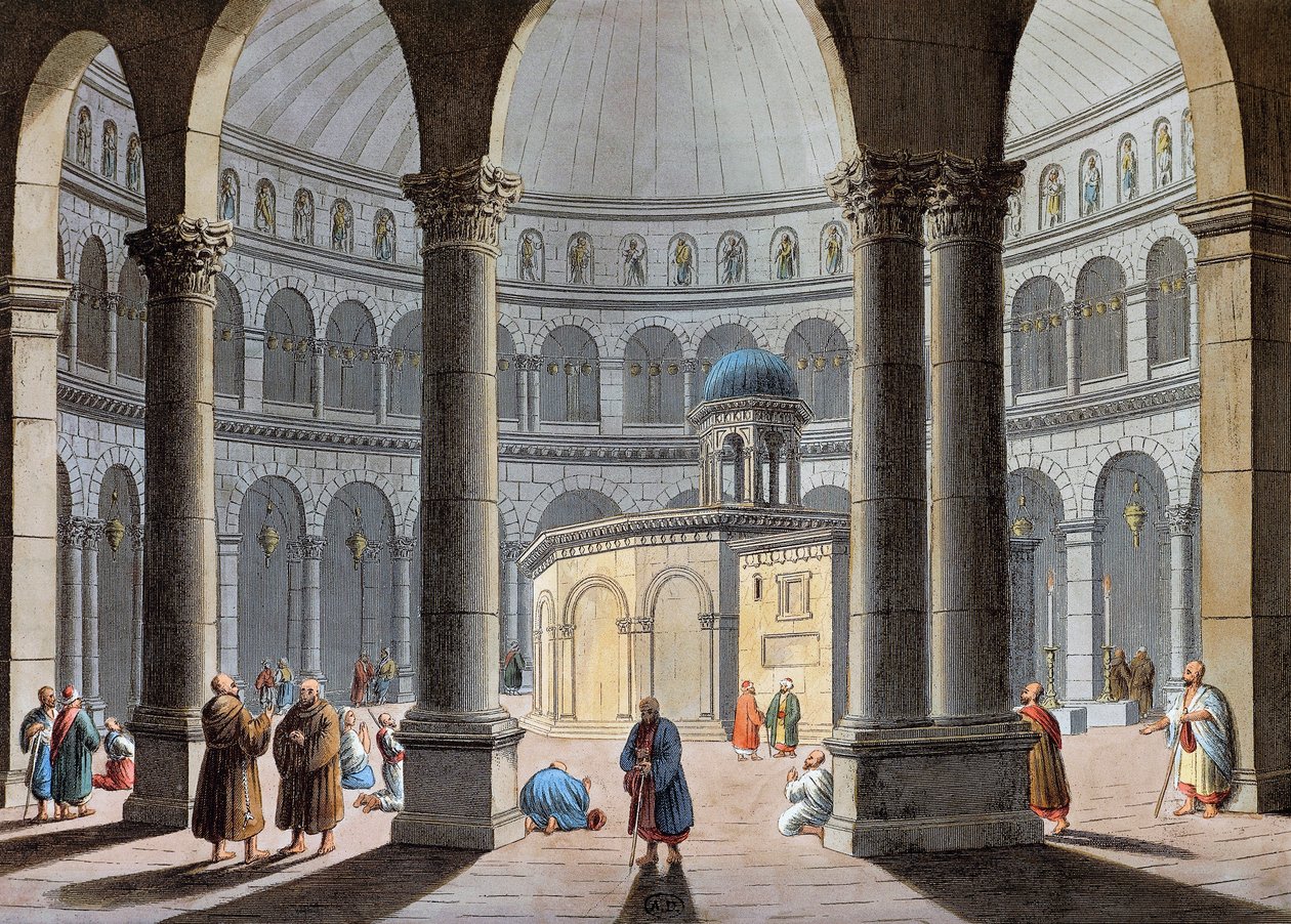 Église du Saint-Sépulcre, Jérusalem - Luigi Mayer