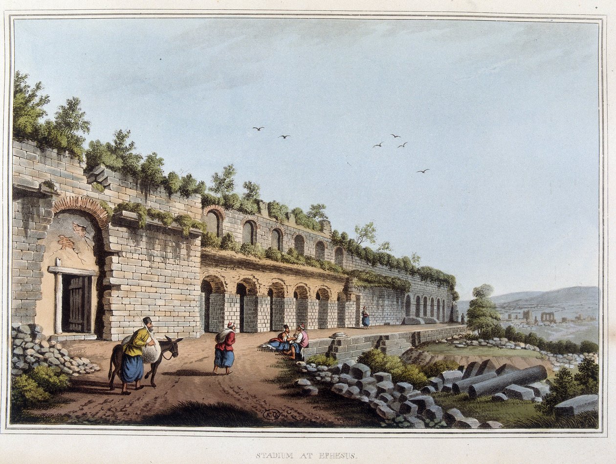 Stade en ruine à Éphèse, ancienne ville de Grèce, aujourd