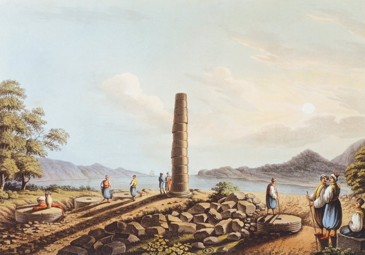 Les vestiges du temple d