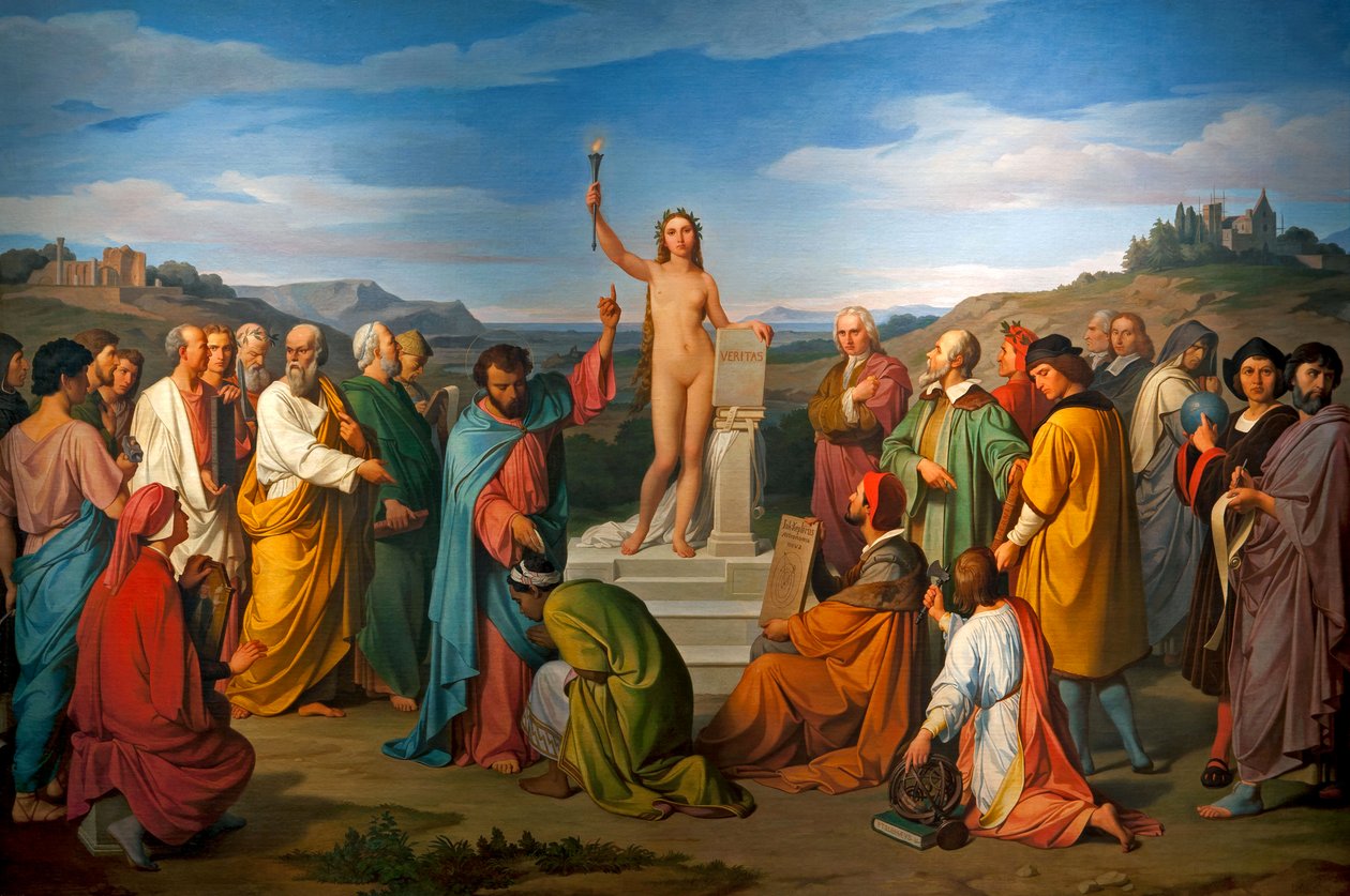 Le triomphe de la vérité - Luigi Mussini